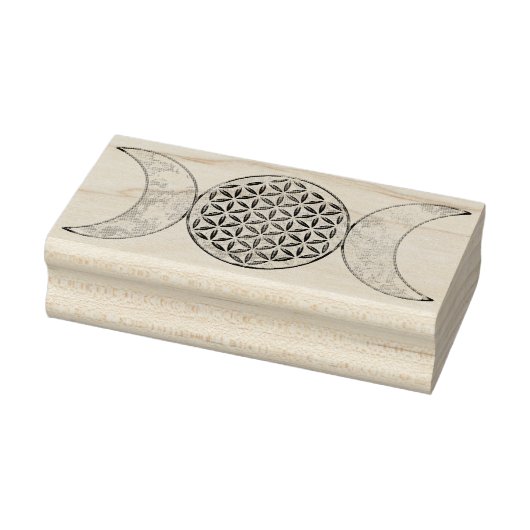 Magic Triple Moon - Spirit Flower of Life 2 Rubberstempel (Stempel)