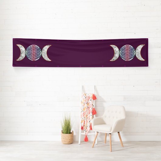 Magic Triple Moon - Spirit Flower of Life 2 Spandoek (Insitu)