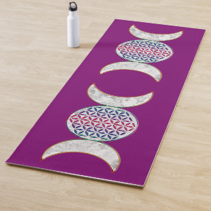 Magic Triple Moon - Spirit Flower of Life 2 Yogamat