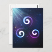 Magic triskel briefkaart (Voorkant / Achterkant)