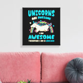 Magic Unicorn Canvas Afdruk (Insitu (Woonkamer))