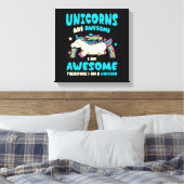 Magic Unicorn Canvas Afdruk (Insitu (Slaapkamer))
