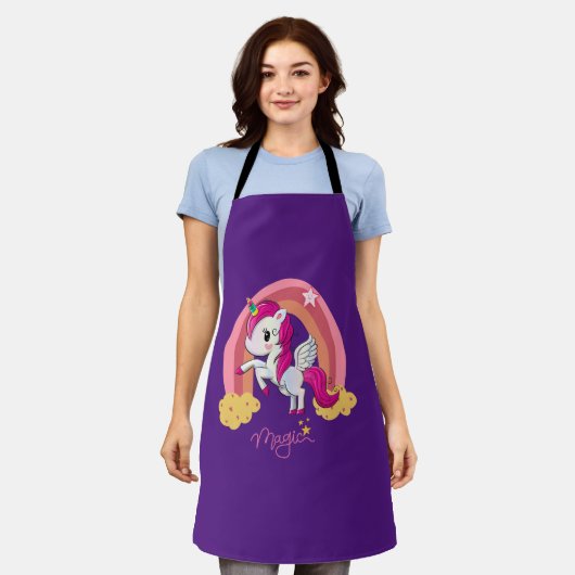 Magic Unicorn Fan Club Schort (Gedragen)