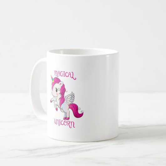 Magic Unicorn Lover Fan Club Koffiemok (Voorkant links)