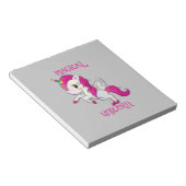 Magic Unicorn Lover Fan Club Notitieblok (Schuin)