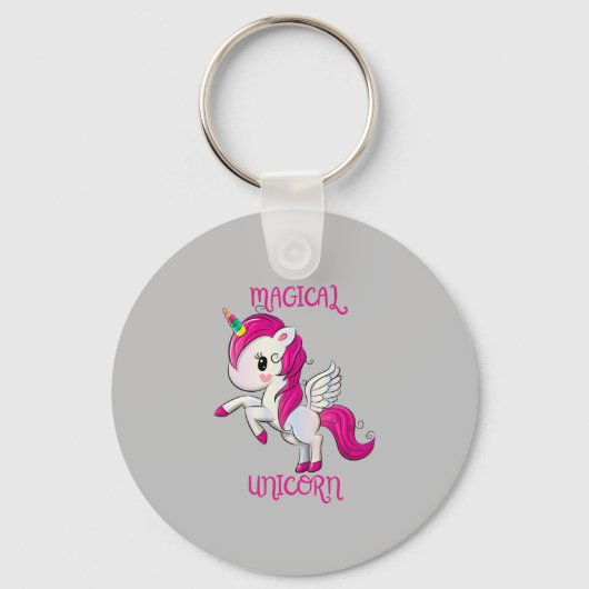 Magic Unicorn Lover Fan Club Sleutelhanger (Voorkant)