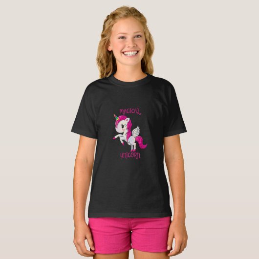 Magic Unicorn Lover Fan Club T-shirt (Voorkant volledig)