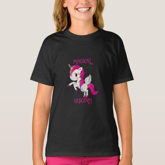 Magic Unicorn Lover Fan Club T-shirt (Voorkant)