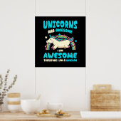 Magic Unicorn Poster (Keuken)