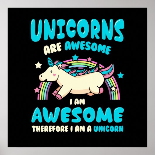 Magic Unicorn Poster (Voorkant)