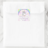 Magic Unicorn Rainbow Gold Star Favor Stickers (Tas)
