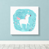 Magic Unicorn Squad Canvas Afdruk (Insitu (Houten vloer))