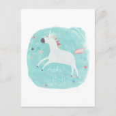 Magic Unicorn Squad - Maak een wens Briefkaart (Voorkant)