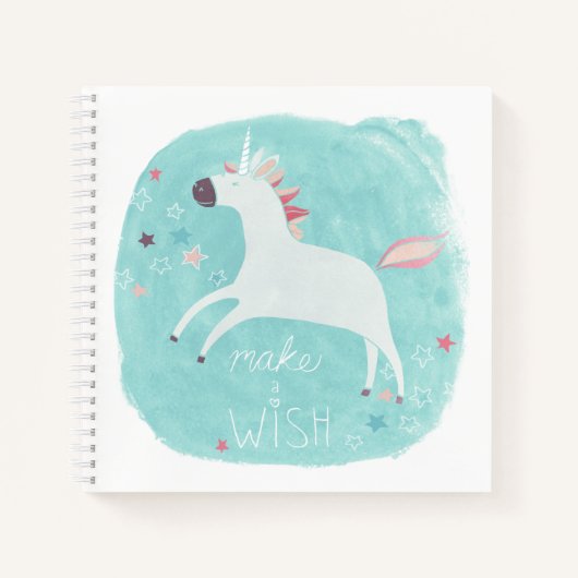 Magic Unicorn Squad - Maak een wens Notitieboek (Voorkant)