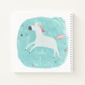 Magic Unicorn Squad - Maak een wens Notitieboek (Achterkant)
