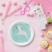 Magic Unicorn Squad - Maak een wens Papieren Bordje (Feest)