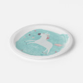 Magic Unicorn Squad - Maak een wens Papieren Bordje (Gekanteld)