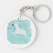 Magic Unicorn Squad - Maak een wens Sleutelhanger (Achterkant)