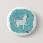 Magic Unicorn Squad Ronde Button 5,7 Cm (Voorkant)
