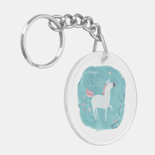 Magic Unicorn Squad Sleutelhanger (Voorkant Links)