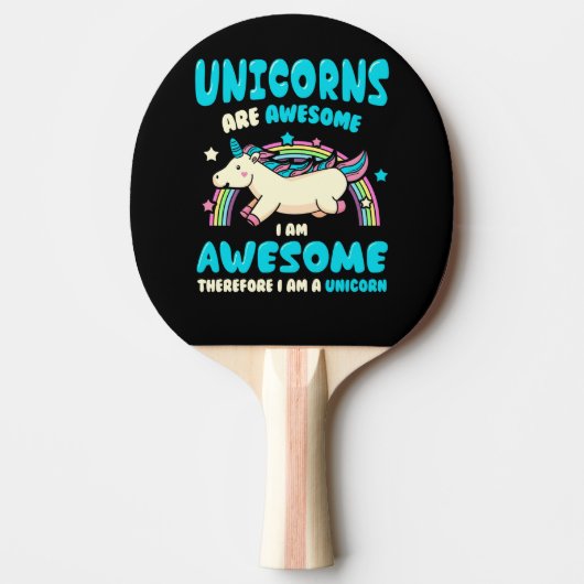 Magic Unicorn Tafeltennisbatje (Voorkant)