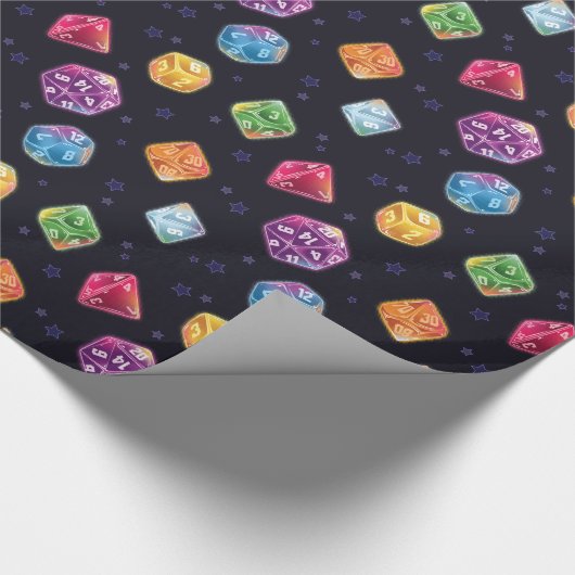 Magic User Dice Paper of Wrapping Cadeaupapier (Hoek)
