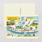 Magic Valley Idaho Begroeting Briefkaart (Voorkant / Achterkant)
