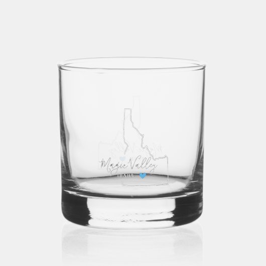 Magic Valley Idaho Cocktail Glass Whisky Glas (Voorkant)
