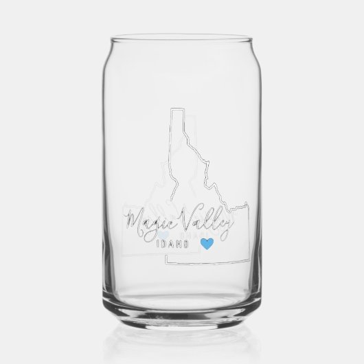Magic Valley Idaho Drink glas (Voorkant)
