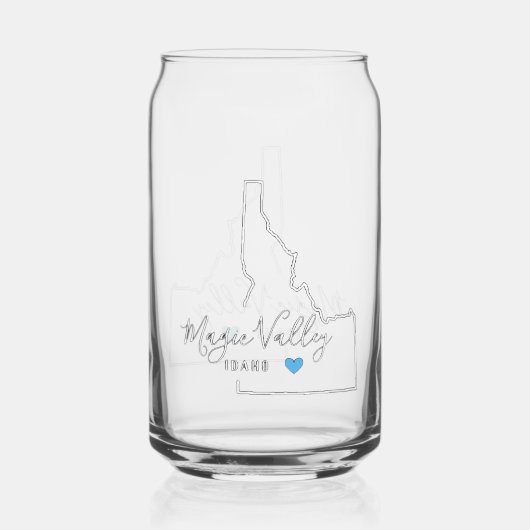 Magic Valley Idaho Drink glas (Achterkant)