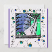 MAGIC VAN DE SPRING, helder, blauwgroen zwart, bla Kaart (Voorkant)