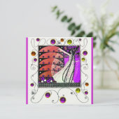 MAGIC VAN DE SPRING: helder, donkerbruin Kaart (Staand voorkant)