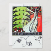 MAGIC VAN DE SPRING, helder rood zwart groen Kaart (Voorkant)