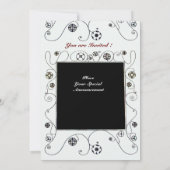 MAGIC VAN DE SPRING, helder rood zwart groen Kaart (Achterkant)