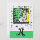 MAGIC VAN DE SPRING, heldergeel zwart groen Kaart (Voorkant)