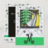 MAGIC VAN DE SPRING, heldergeel zwart groen Kaart (Voorkant / Achterkant)