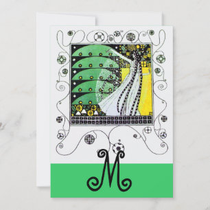 MAGIC VAN DE SPRING, heldergeel zwart groen Kaart