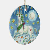 MAGIC VAN EEN CHRISTMAS UNICORN, HORSE ORNAMENT Ro (Rechts)