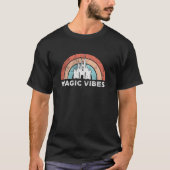 Magic Vibes Schattigee bijpassende vakantie Graphi T-shirt (Voorkant)