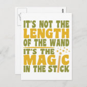 MAGIC WAND custom briefkaart (Voorkant / Achterkant)