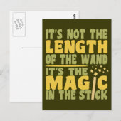 MAGIC WAND custom briefkaart (Voorkant / Achterkant)