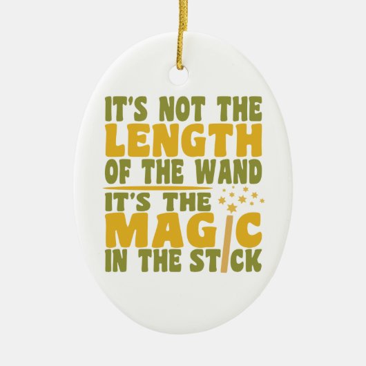 MAGIC WAND custom ornament (Voorkant)