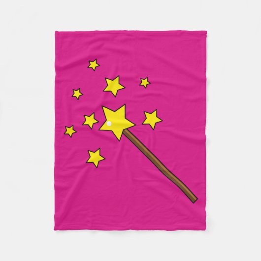 Magic Wand Fleece Deken (Voorkant)