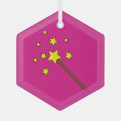 Magic Wand Glas Ornament (Voorkant)