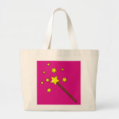 Magic Wand Grote Tote Bag (Voorkant)