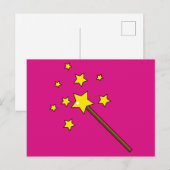 Magic Wand Holiday Briefkaart (Voorkant / Achterkant)