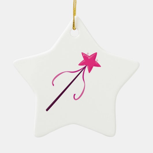 Magic Wand Keramisch Ornament (Voorkant)