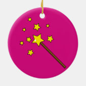 Magic Wand Keramisch Ornament (Achterkant)