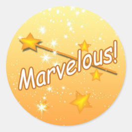 Magic Wand Marvelous Stars Teacher Award Stickers
