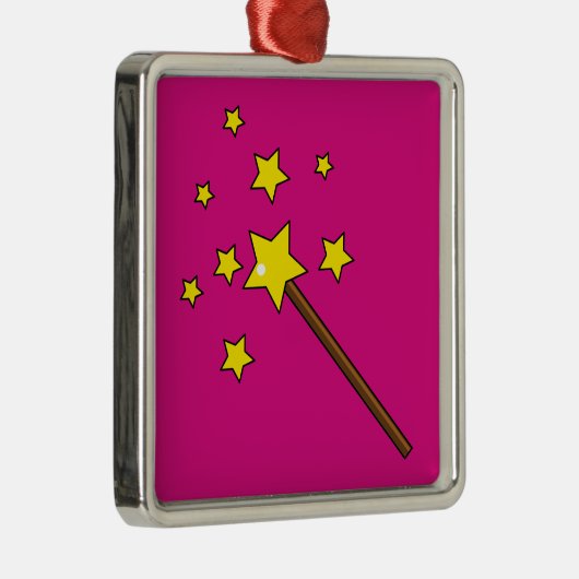 Magic Wand Metalen Ornament (Rechts)
